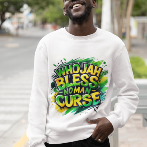 Home mockup of a smiling man with sunglasses wearing a sweatshirt on the street m28719