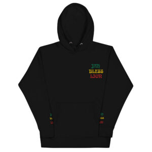 jah bless lion hoodie