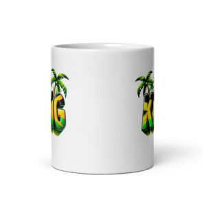 king white glossy mug